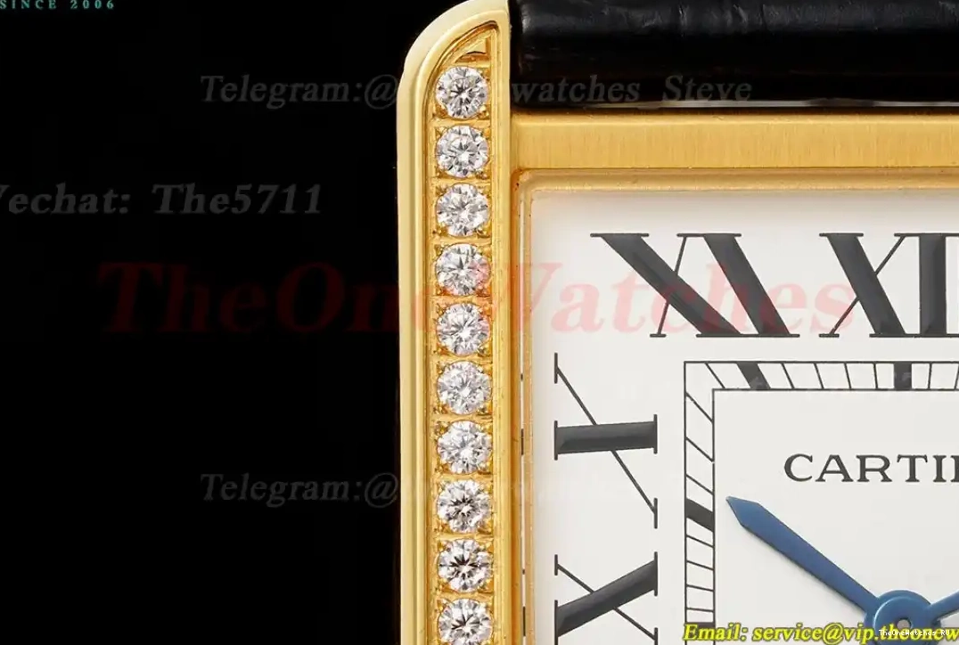 Dial White Tank 27.4mm AF LE Solo YG Dia Quartz 0401
